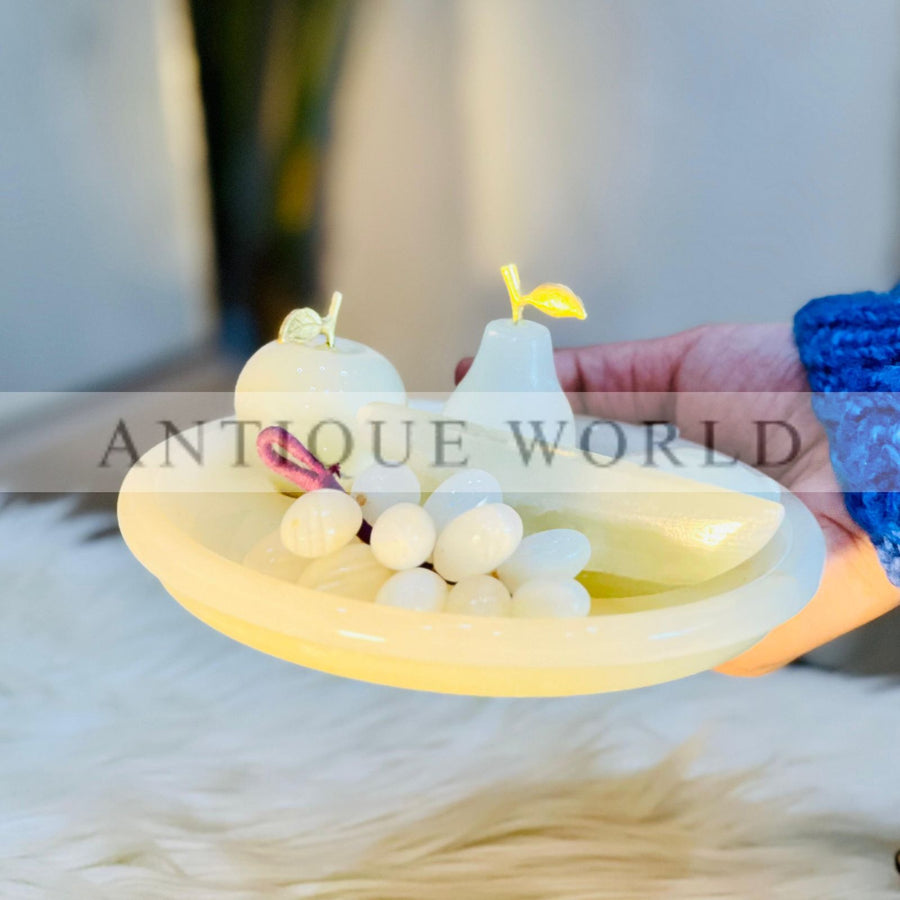 Onyx Fruit Set Plate