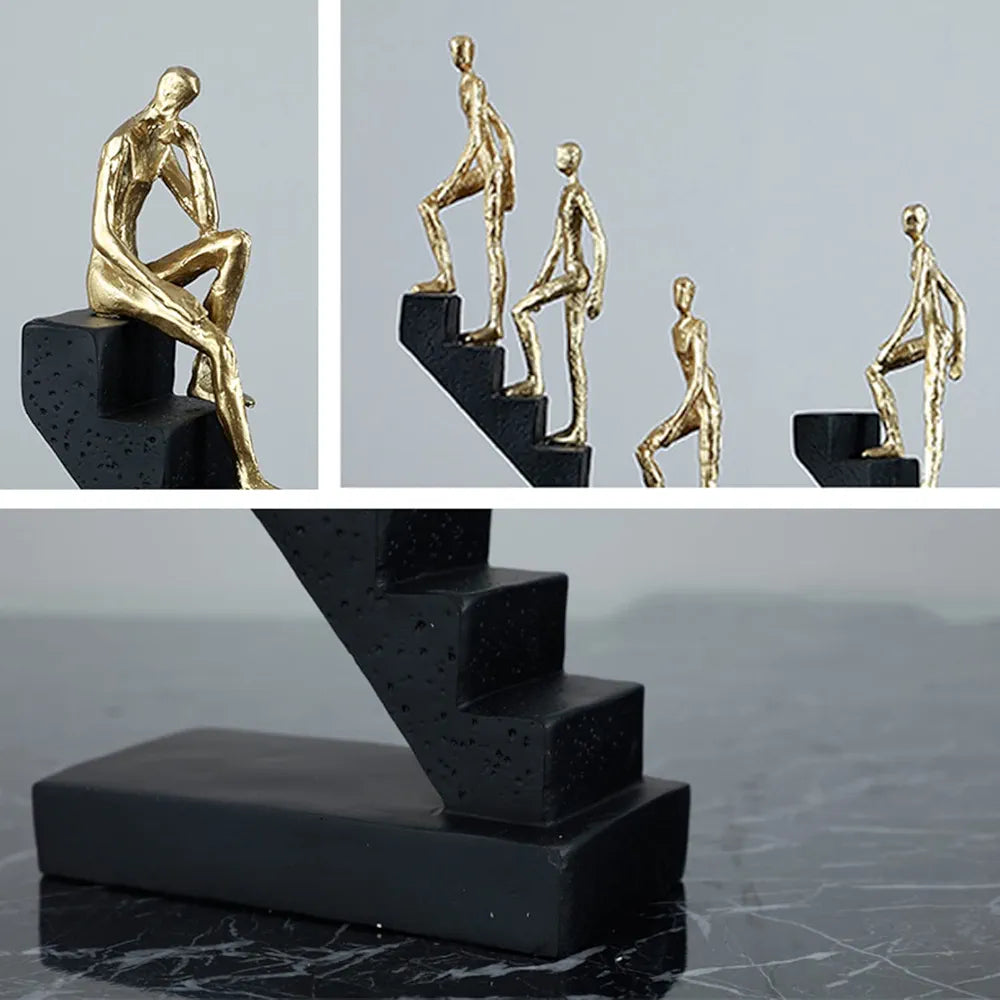 Human Ladder Figure with 3 men