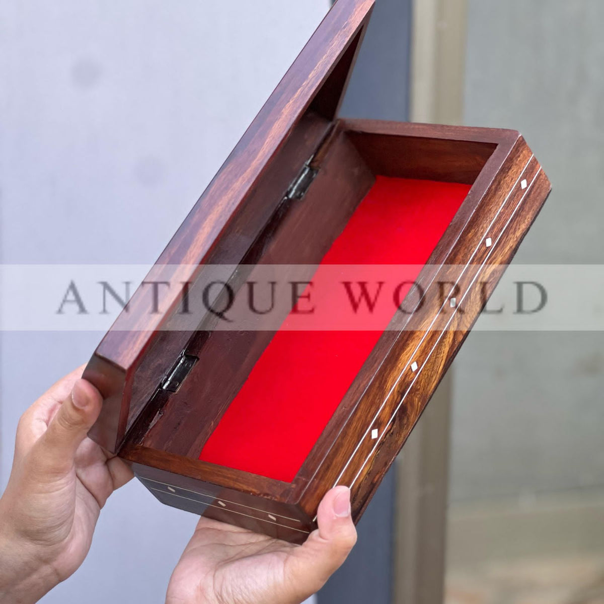 Sheesham Wood Inlay Tissue Box