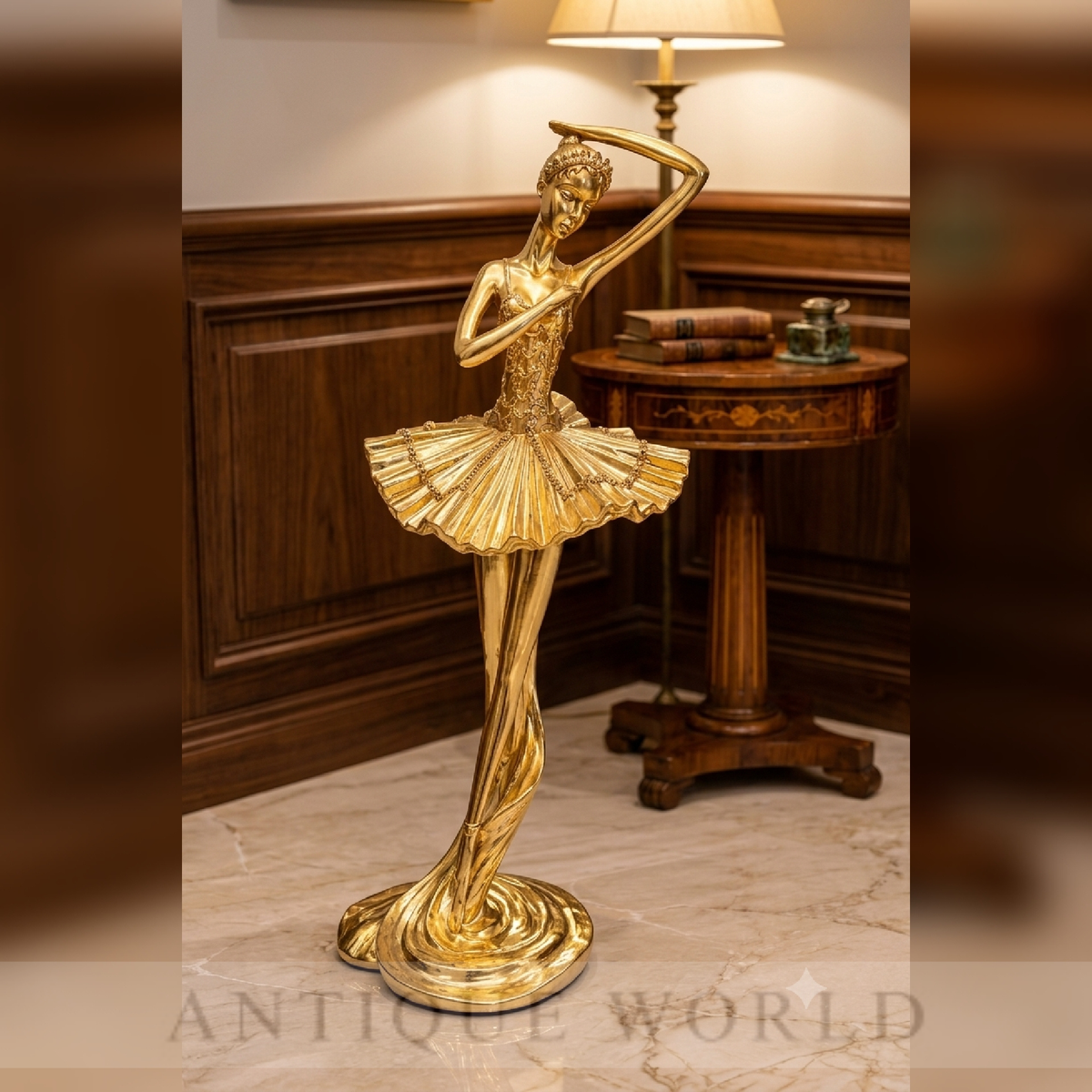 Grandeur Gilded Dancer Sculpture