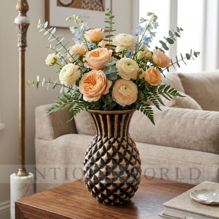 Elysian Pineapple Silhouette Vase