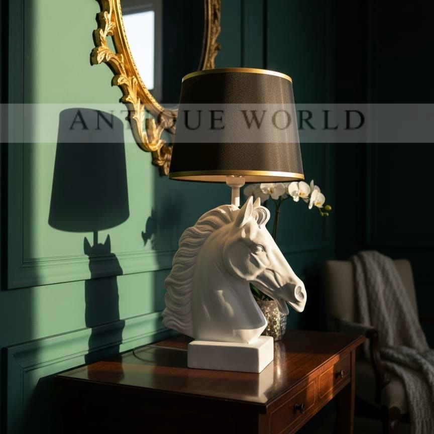 Royal Horse Figurine Imported  Table Lamp 1 Pc