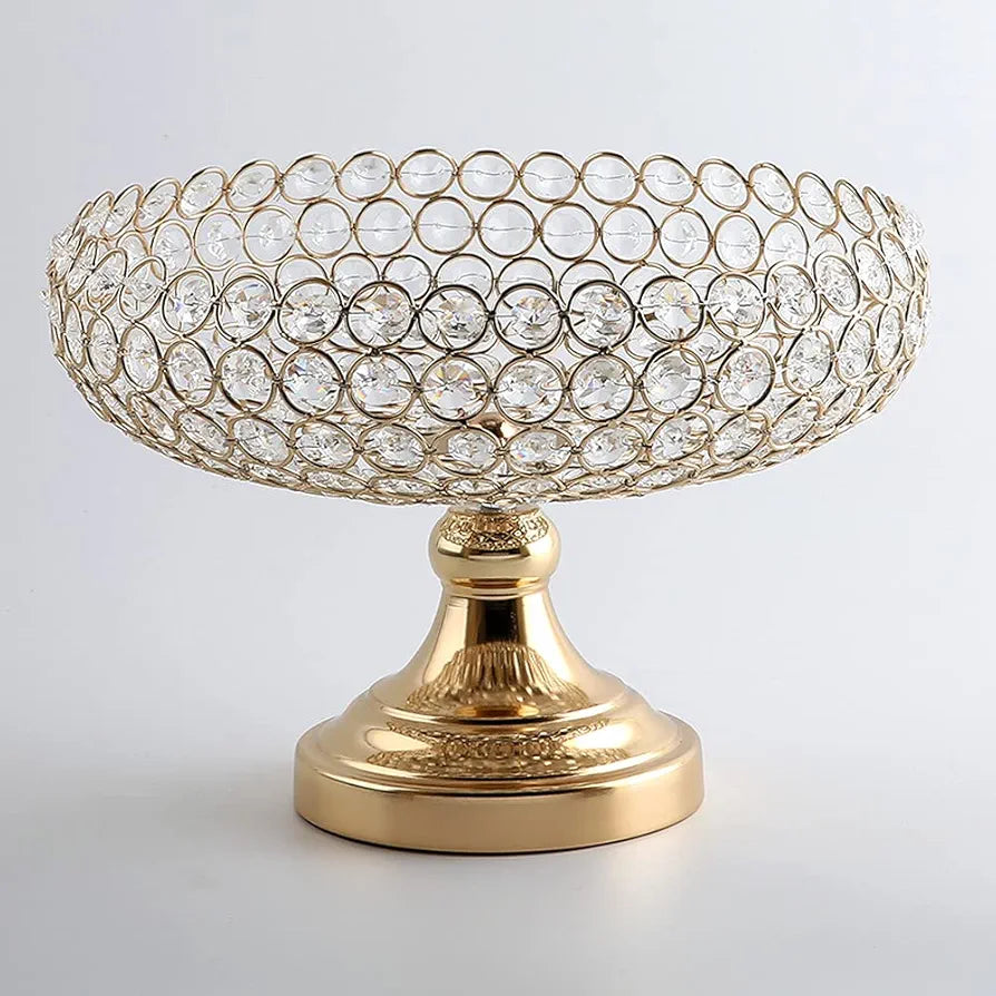 Metal Crystal Storage Bowl